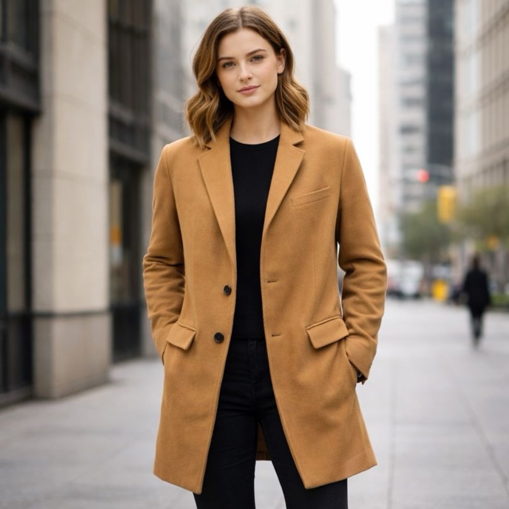 Rails wool coat